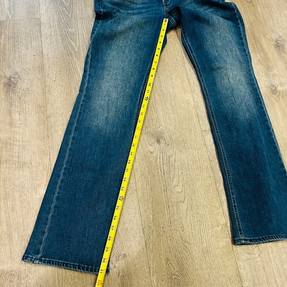 Old Navy Jeans Womens 12 Tall long Blue Mid-Rise Wow Boot-Cut Stretch Denim - Picture 9 of 12